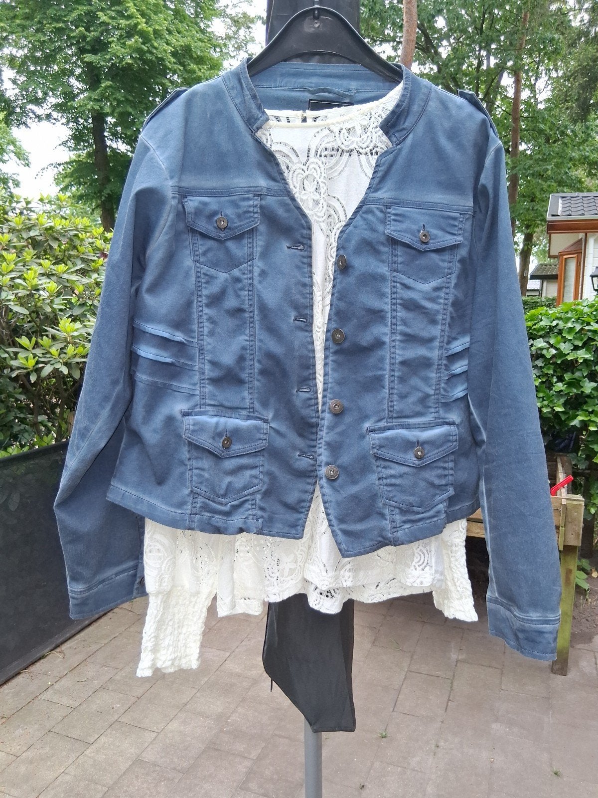 Pescara spijkerjasje XXL, Kleding | Dames, Grote Maten, Blauw, Pescara, Ophalen of Verzenden, Zo goed als nieuw