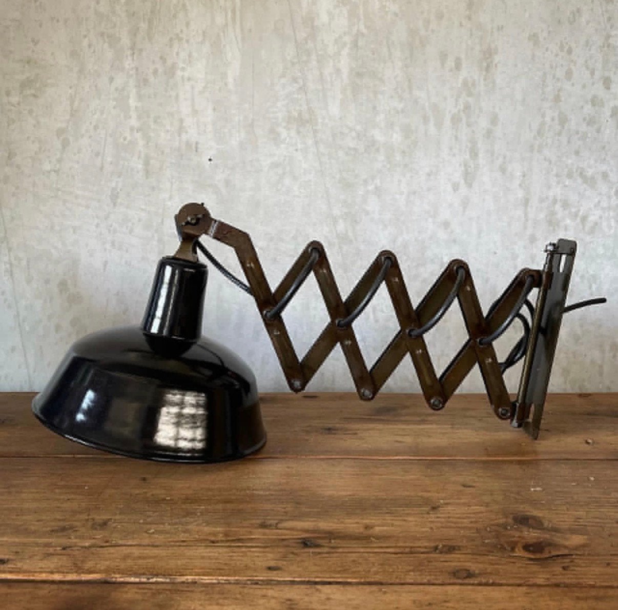 Industriële schaarlamp, vintage lamp, lampen industrieel, Ophalen