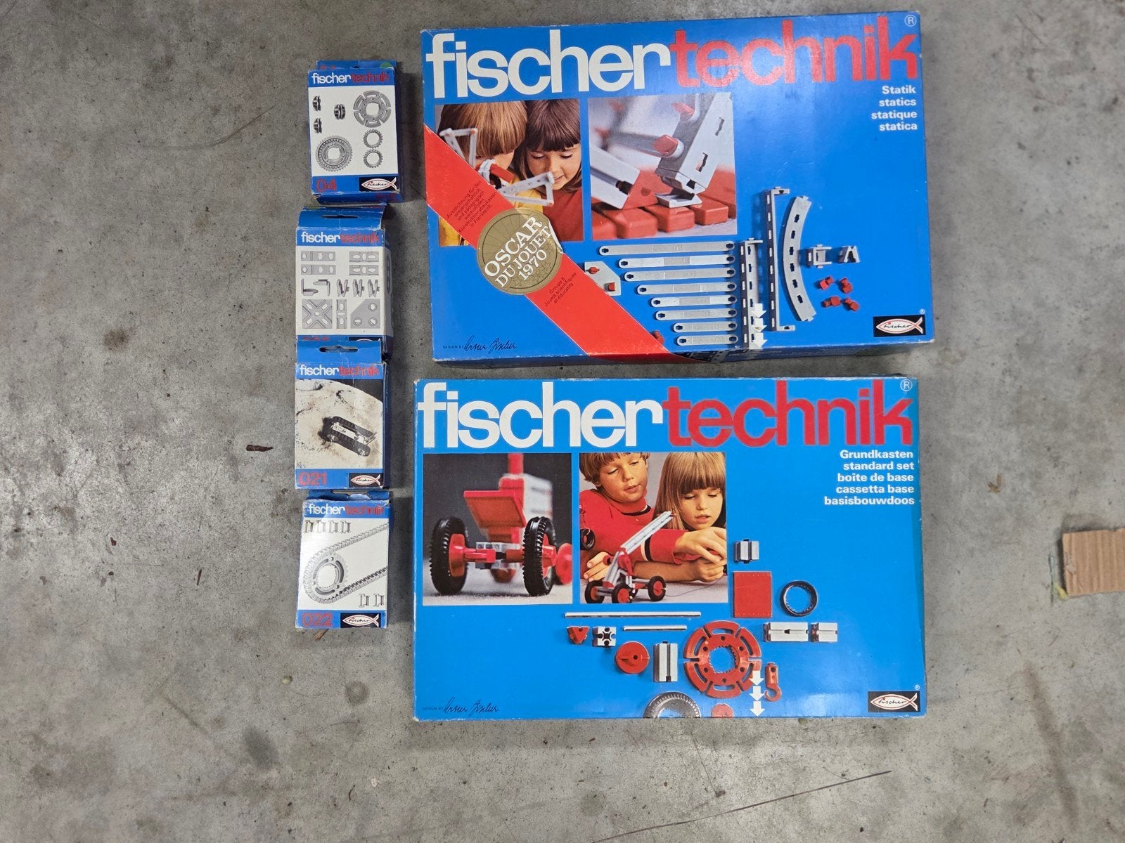 Fischer technik Statik & Grundkasten met extra sets, Ophalen of Verzenden, Gebruikt, Overige merken