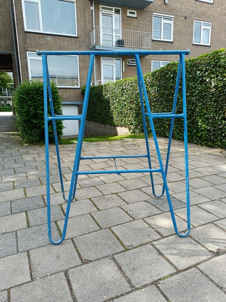 3 stevige (Metsel) schragen, 135 cm hoog, Ophalen, Zo goed als nieuw, 120 tot 170 cm, Inklapbaar