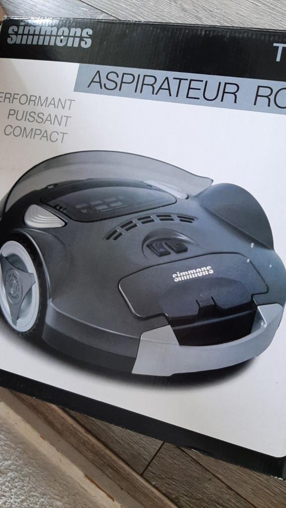 Simmons TRC 40 Robotstofzuiger - Nieuw in doos!, Overige merken, Nieuw, Ophalen of Verzenden, Robotstofzuiger