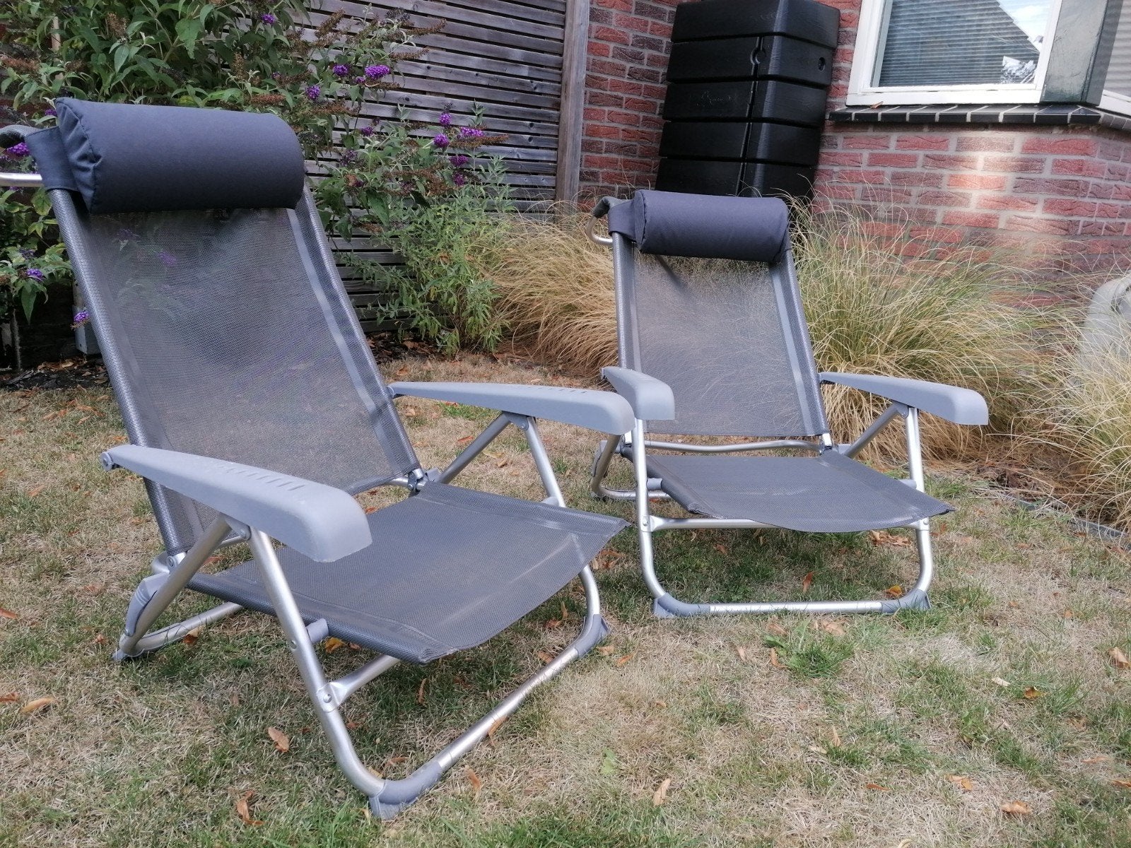 2x Bocamp Low Lage Strandstoel 7 Standen Campingstoel, Caravans en Kamperen, Ophalen of Verzenden, Zo goed als nieuw
