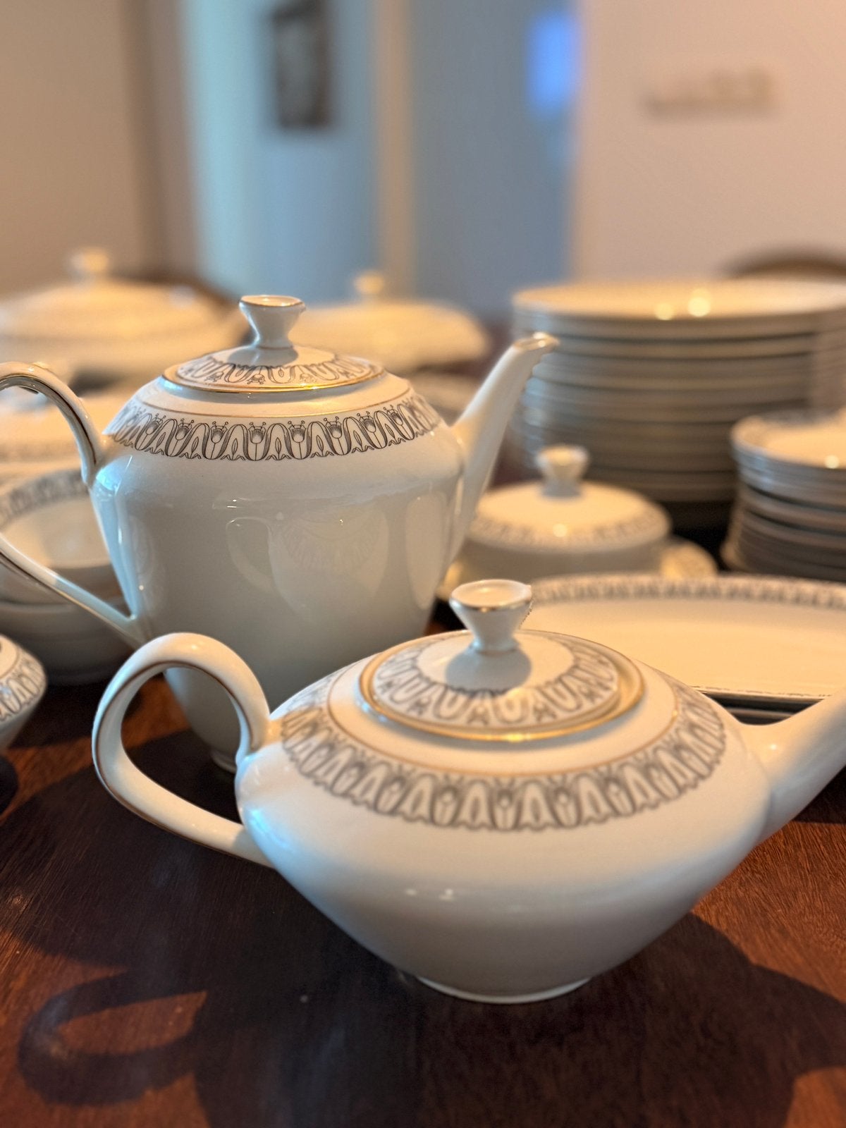 Compleet Bareuther porseleinen servies – 12 pers – ca. 1960, Ophalen
