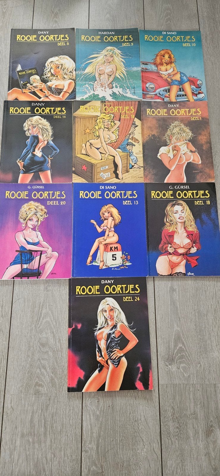 Rooie Oortjes stripboeken, Boeken, Meerdere stripboeken, Ophalen of Verzenden, Gelezen