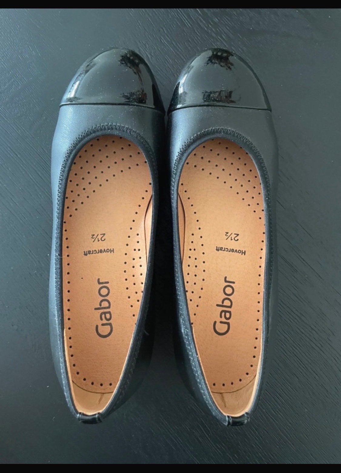 Gabor Ballerina's Zwart - Maat 2.5 (35), Zwart, Nieuw, Ballerina's, Ophalen of Verzenden