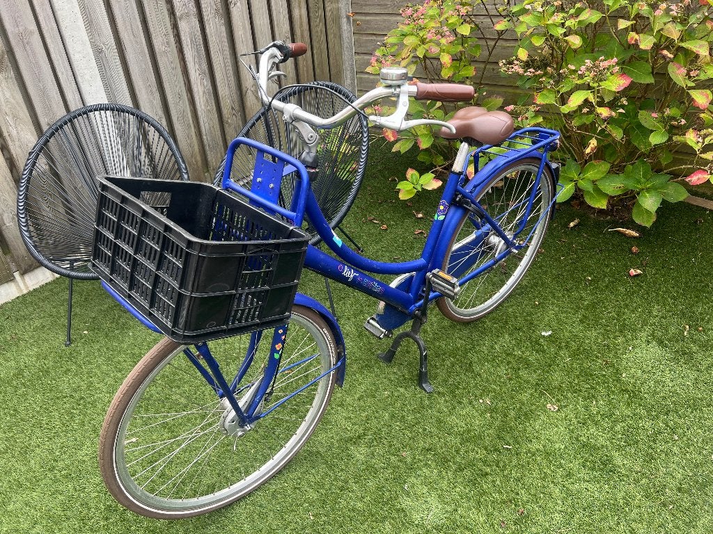 Paarse cortina fiets
