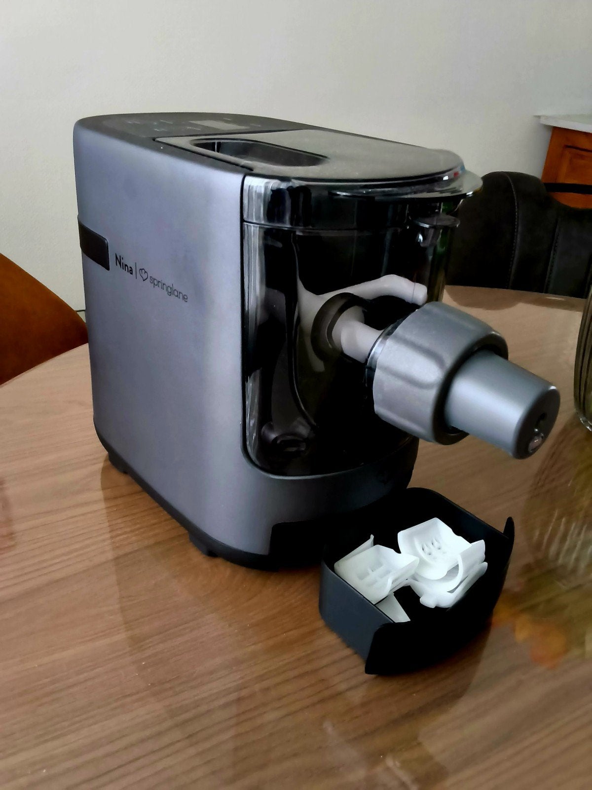 Nina Springlane Pastamaker - nieuw, Witgoed en Apparatuur, Verzenden, Nieuw, Vaatwasserbestendig, Minder dan 1 liter