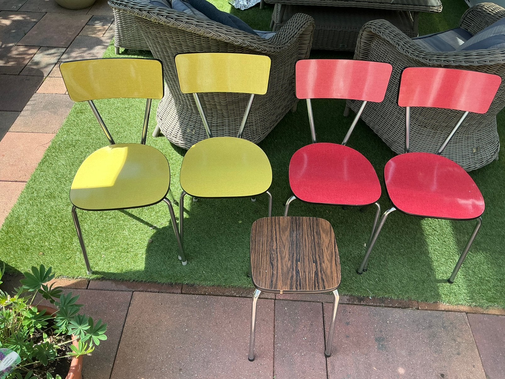 Te koop vintage keukenset, Ophalen, Zo goed als nieuw