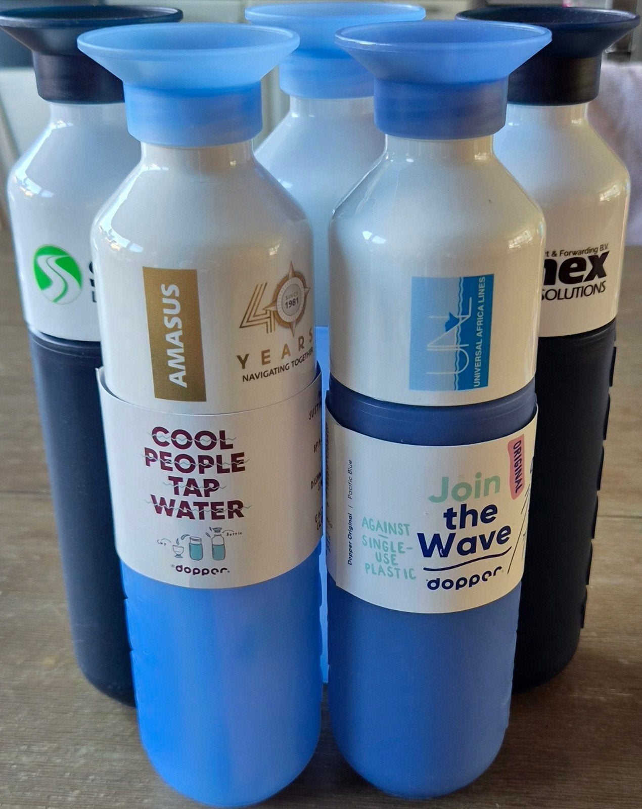 Dopper waterfles - Diverse kleuren en opdrukken, Overige typen, Kunststof, Nieuw, Ophalen of Verzenden
