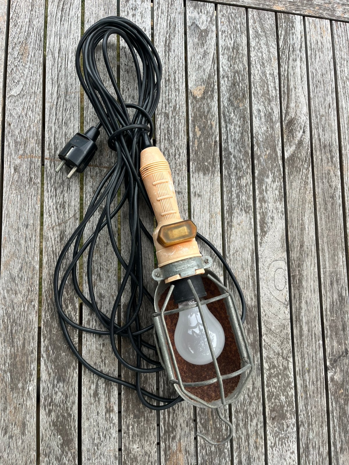 Looplamp, Ophalen of Verzenden, Gebruikt, 50 tot 200 watt, Lamp met armatuur