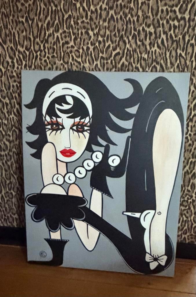 Schilderij White Necklace - Tetiana Gorbachenko (2012), Ophalen of Verzenden