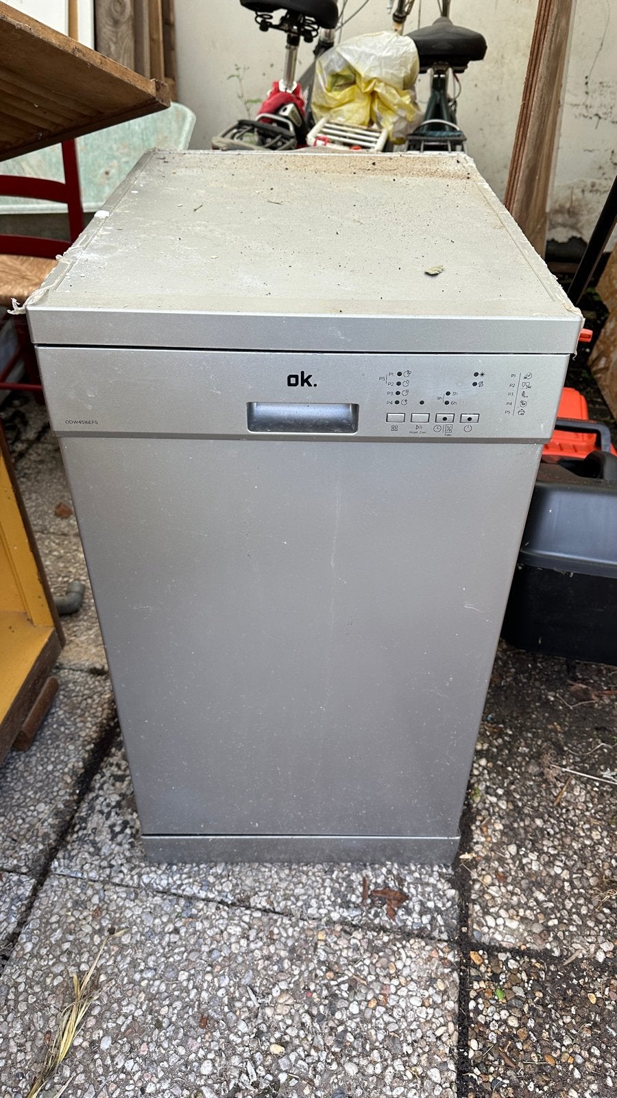 Vaatwasser van OK, ideaal voor kleine keuken, Ophalen, Gebruikt, Minder dan 85 cm, Minder dan 10 liter
