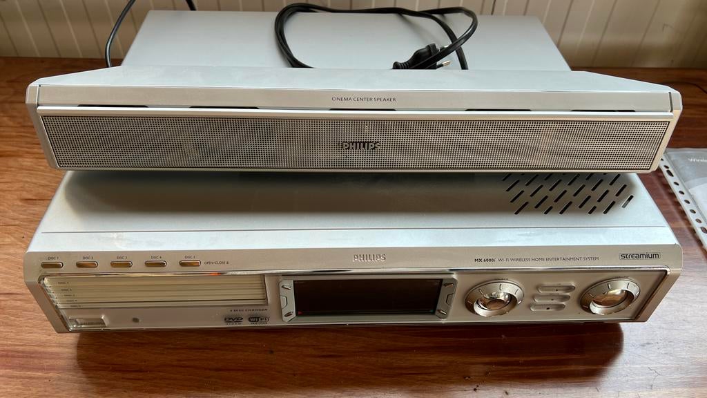 Philips MX6000i draadloos home entertainment systeem WiFi, Ophalen, Gebruikt, Philips, Dvd-speler