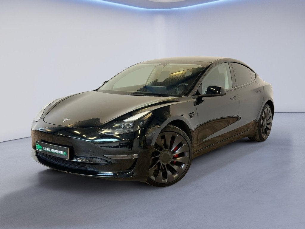 Tesla Model 3 Performance AWD 75 kWh|INCL BTW|AUTOPILOT|, Automaat, Gebruikt, Zwart, 462 pk
