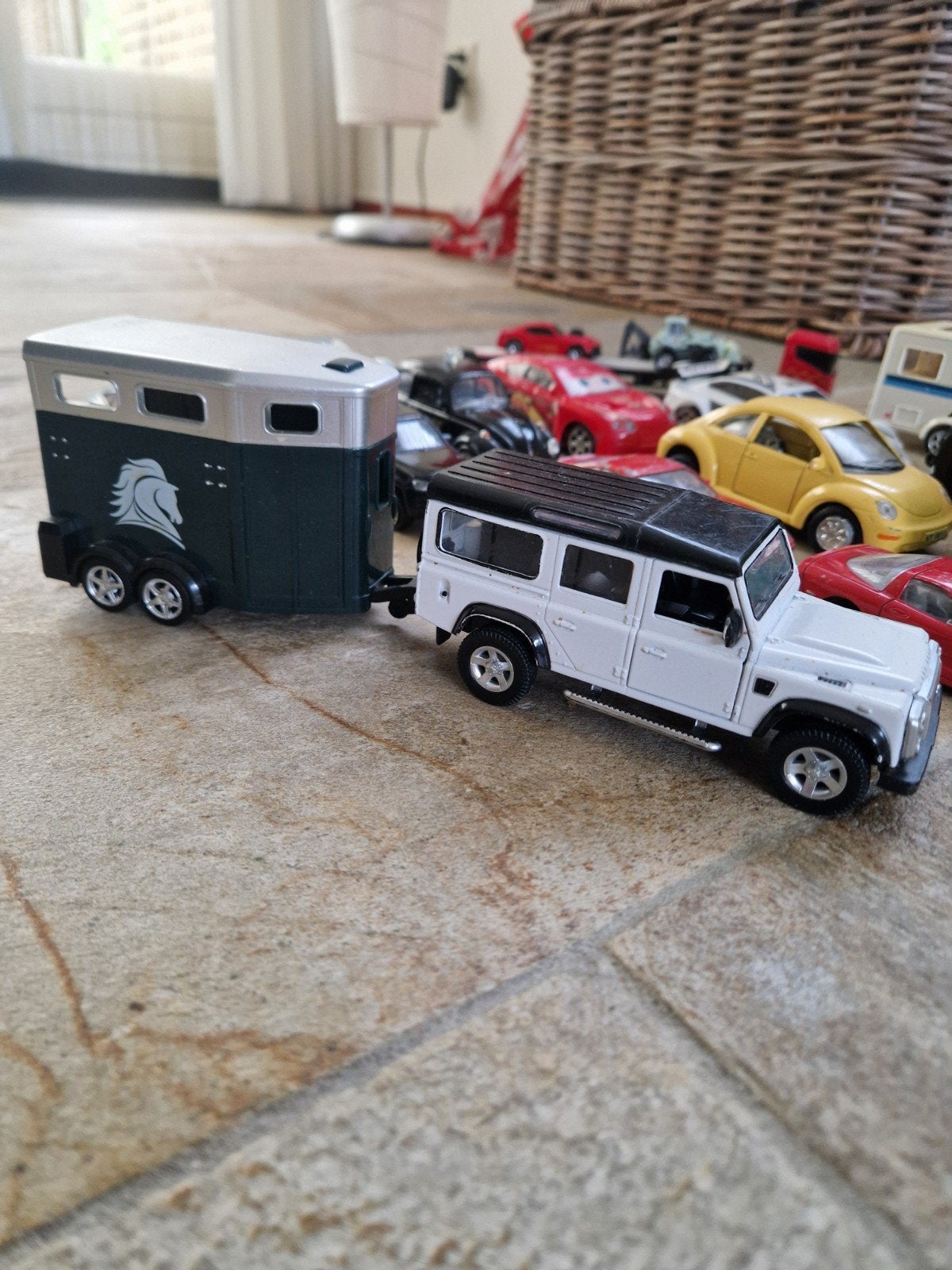 Grote collectie speelgoedauto's en voertuigen, Ophalen, Gebruikt
