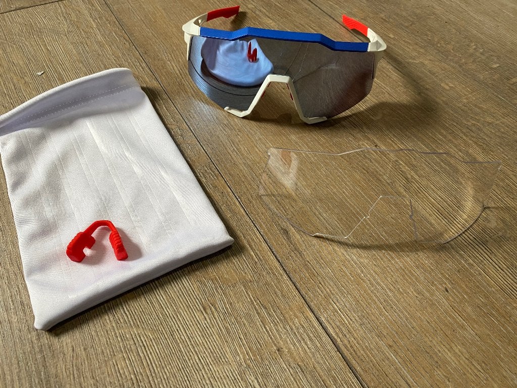 100% Speedcraft fietsbril met extra lens, Dames, 100%, Overige maten, Ophalen of Verzenden