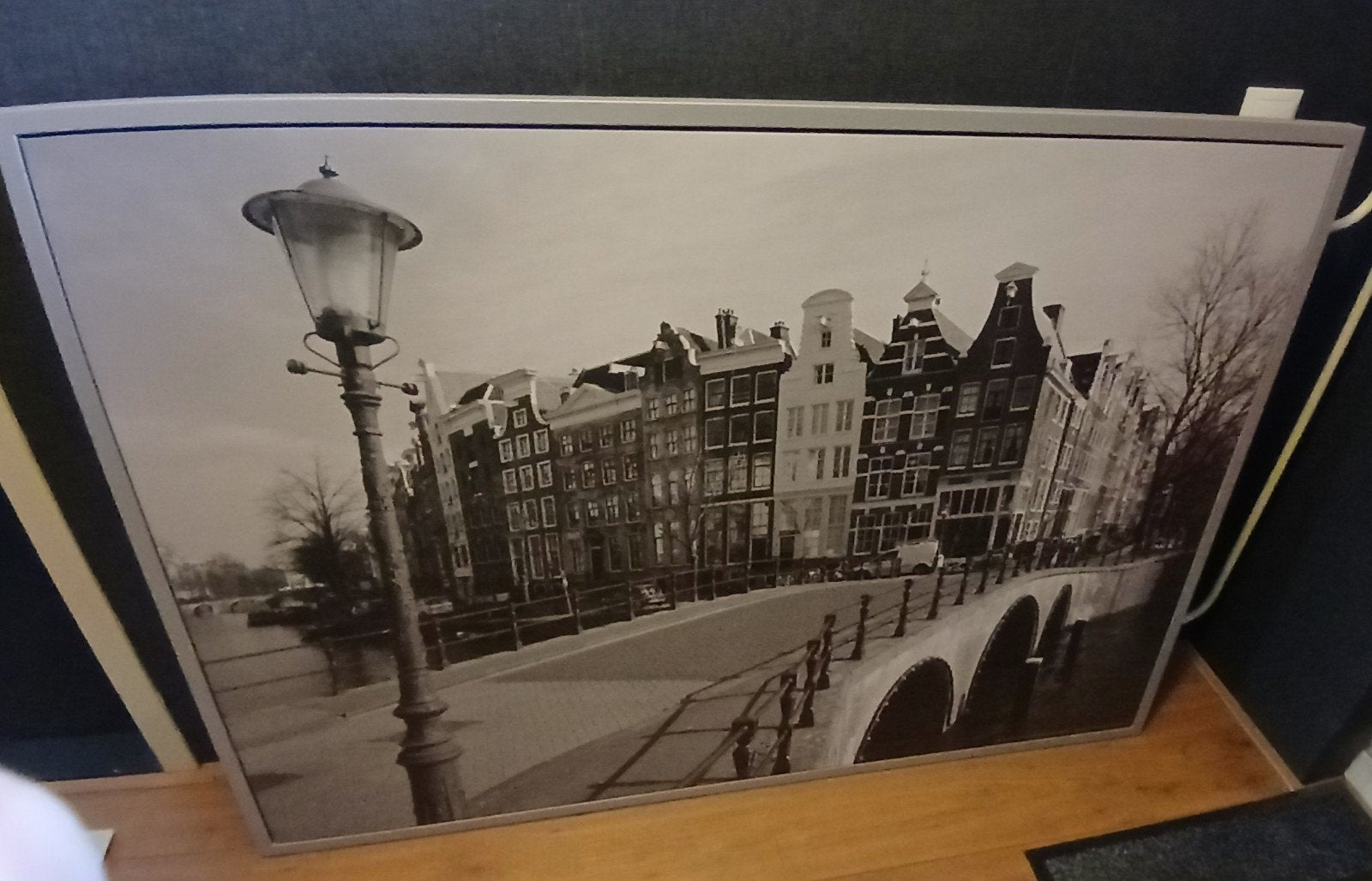 Ikea 'schilderij' Keizersgracht Amsterdam, Ophalen, 125 cm of meer, Zo goed als nieuw, Schilderij