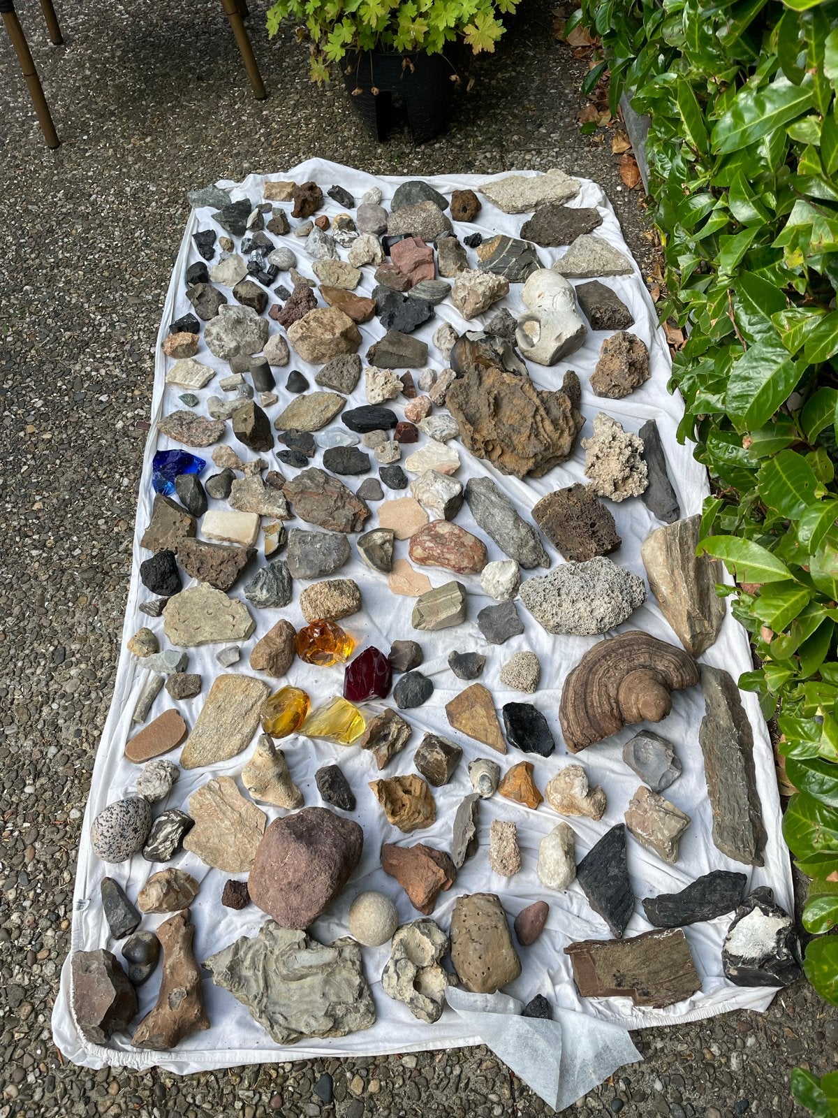 Zo 25 kg Diverse verzameling stenen en mineralen, Ophalen, Mineraal
