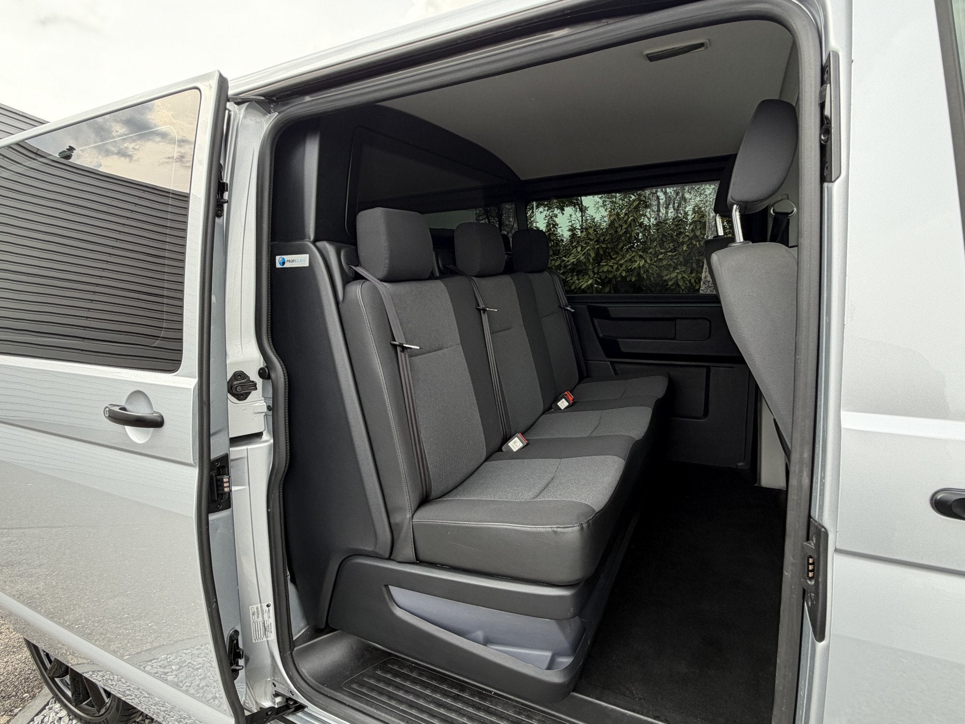 Volkswagen Transporter 2.0 TDI Extra Lang T6 150PK Dubbel Ca, Auto's, Voorwielaandrijving, Stof, Gebruikt, 4 cilinders