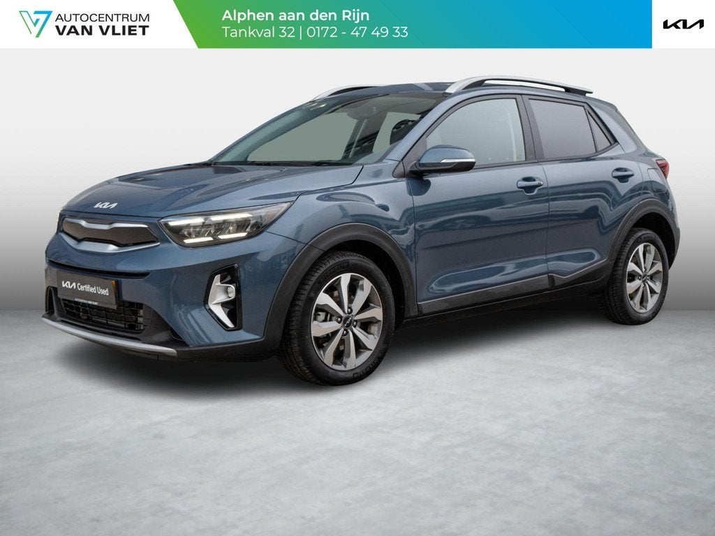 Kia Stonic 1.0 T-GDi MHEV DynamicPlusLine | Keyless entry |, Auto's, Kia, Voorwielaandrijving, 12 maanden, Euro 6, Blauw