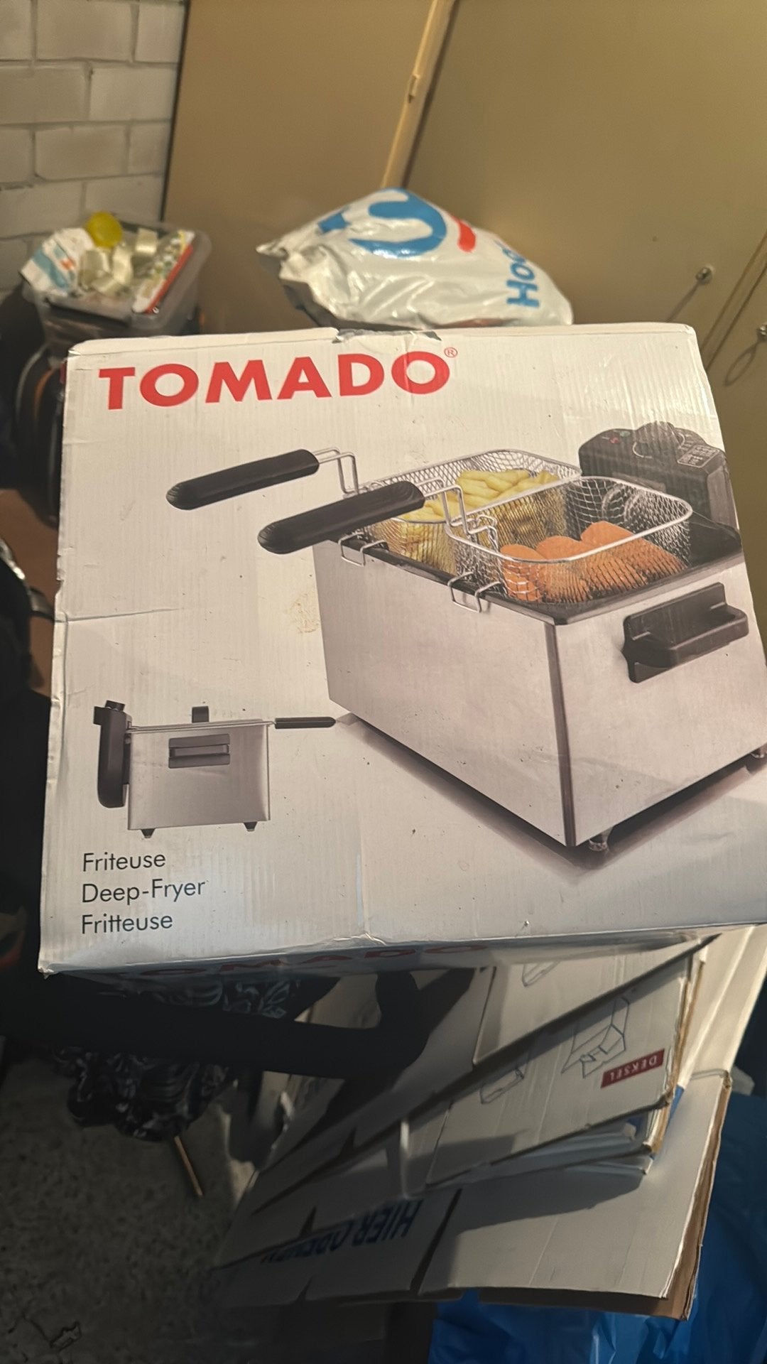 Friteuse te koop tomado, Witgoed en Apparatuur, Ophalen, Zo goed als nieuw