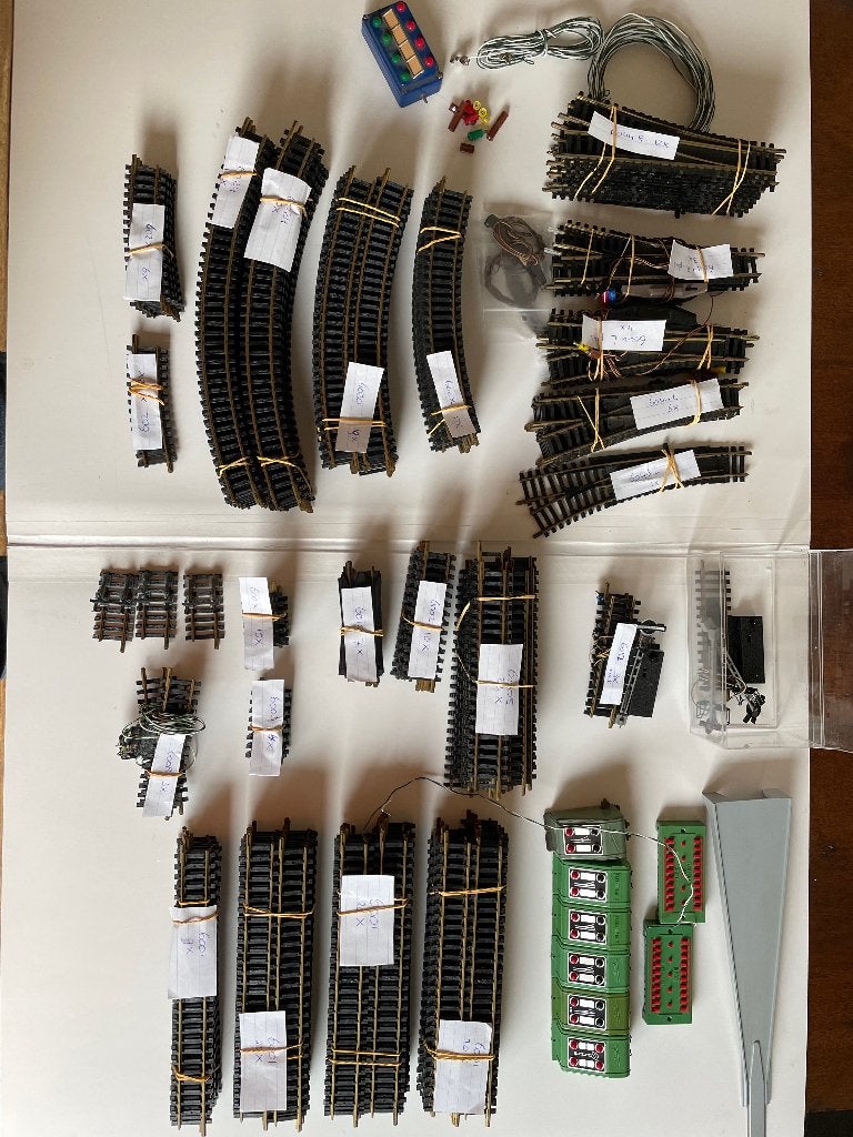 Fleischmann rails HO - divers, Gebruikt, Gelijkstroom, Fleischmann, Rails