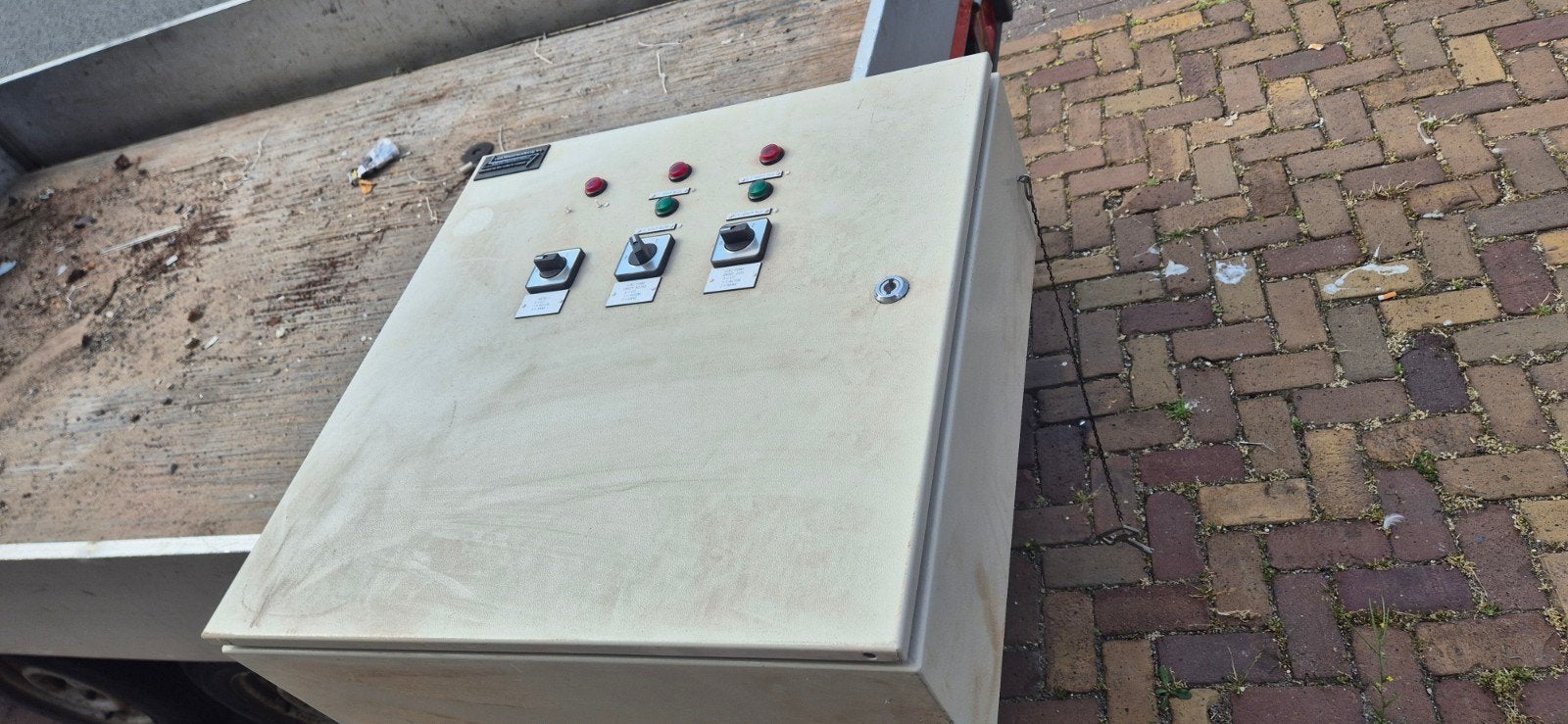 Schakelkast electra kast met o.a. sigmagyr rvl55 erin teab, Doe-het-zelf en Verbouw, Elektra en Kabels, Ophalen, Gebruikt