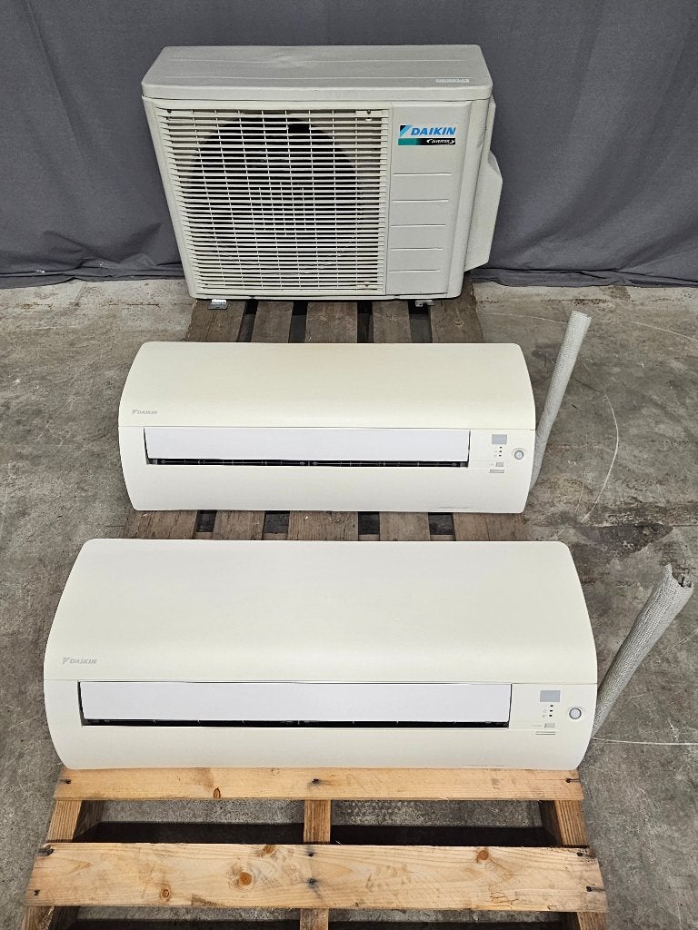 Refurbished 2x wand airco Daikin multi split 5 kW, Koelen en Ontvochtigen, Timer, Refurbished, 3 snelheden of meer