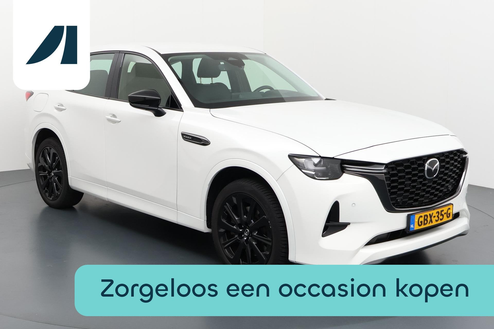 Mazda CX-60 2.5 e-SkyActiv PHEV Homura Krachtige luxe SUV me, Auto's, Automaat, Gebruikt, Euro 6, 4 cilinders