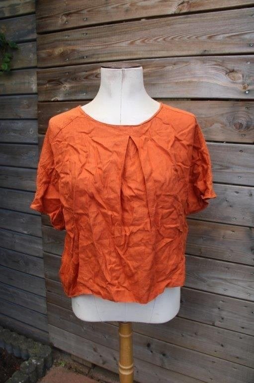 Tuniek oranje Massimo Dutti mt L/XL Vaste prijs AANBIEDING, Massimo Dutti, Maat 42/44 (L), Oranje, Ophalen of Verzenden