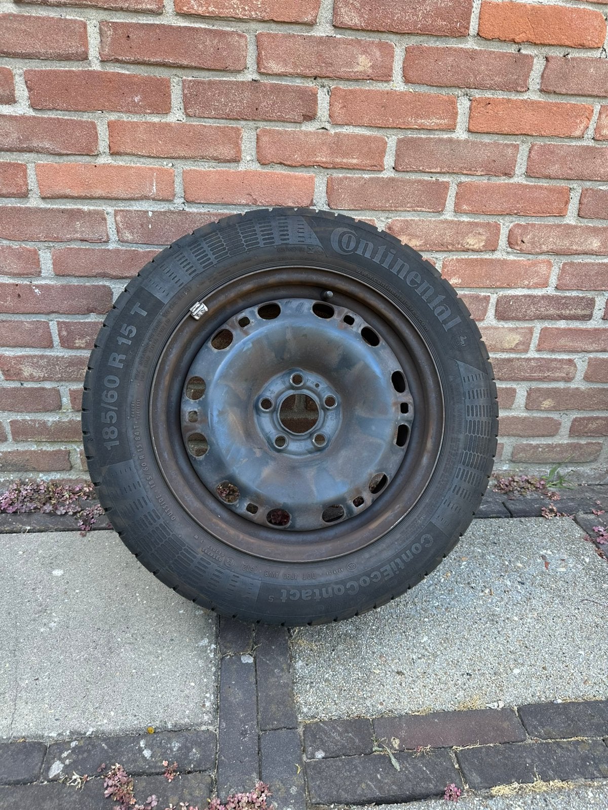 Volkswagen Polo reservewiel 185/60 R15, Ophalen of Verzenden, Gebruikt