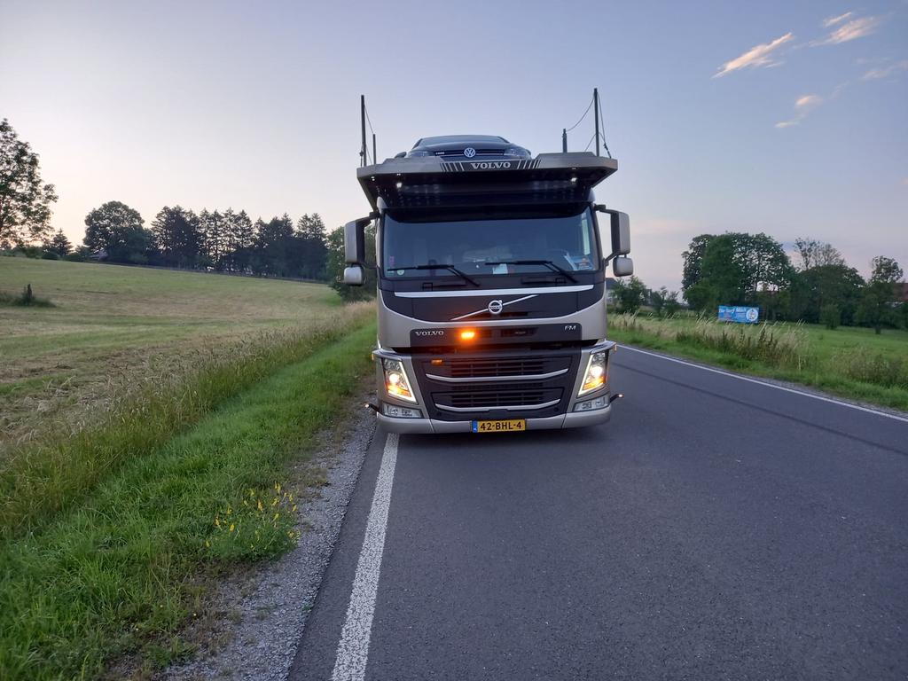 Autotransporter Volvo FM Tijhof 7 Lader, Auto's, Vrachtwagens, Automaat, Achterwielaandrijving, Leder en Stof, Bedrijf