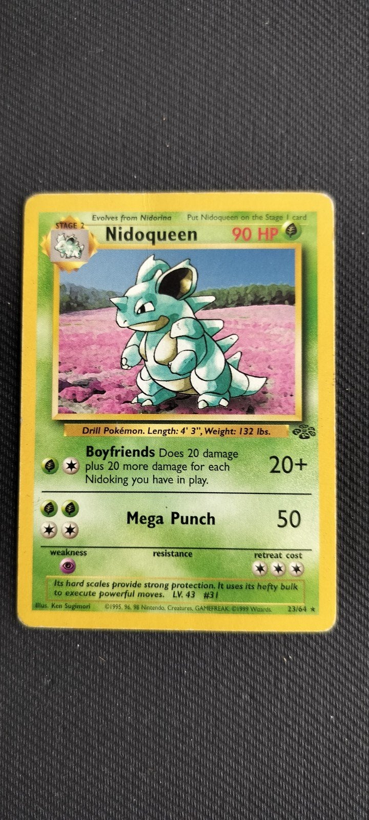 Jungle nidoqueen 23/64, Ophalen of Verzenden, Gebruikt, Losse kaart