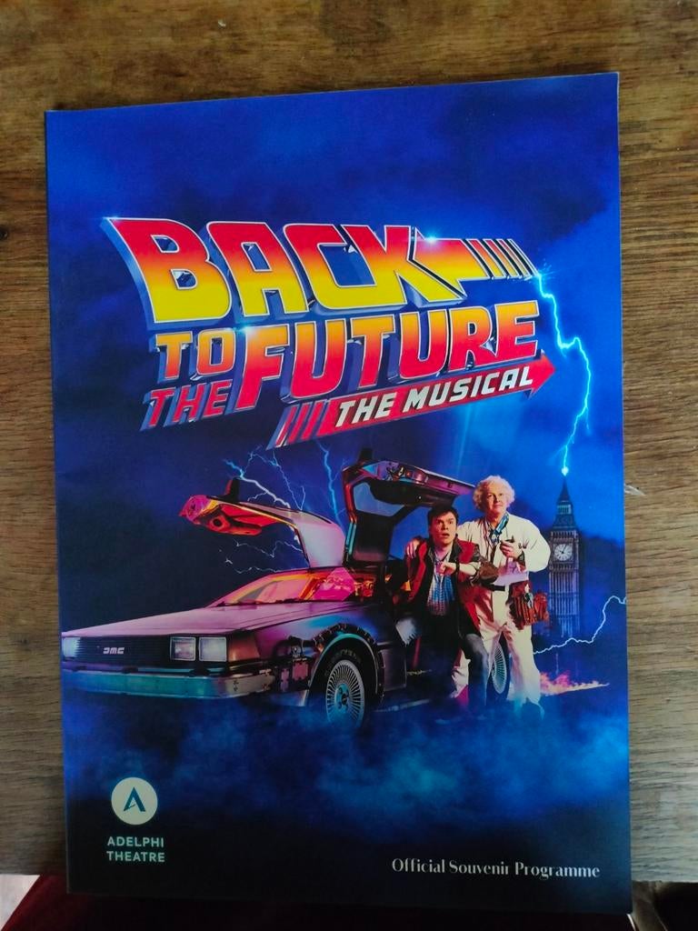 Back to the future the musical programmaboek, Ophalen of Verzenden, Zo goed als nieuw, Ballet of Musical