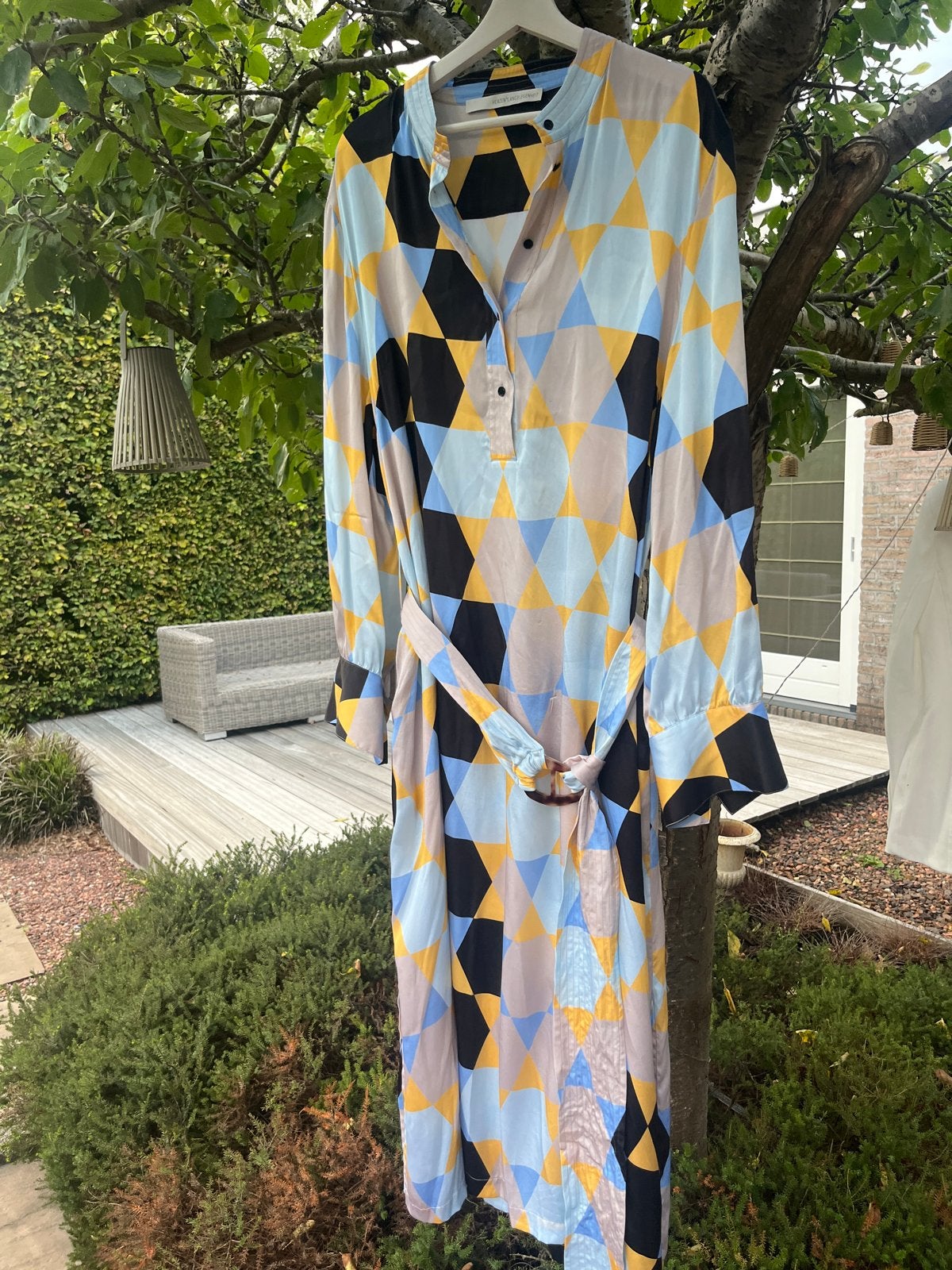 Herzen's Angelegenheit Zijden Jurk Maat 42/44, Kleding | Dames, Meerkleurig, Maat 42/44 (L), Ophalen of Verzenden, Zo goed als nieuw