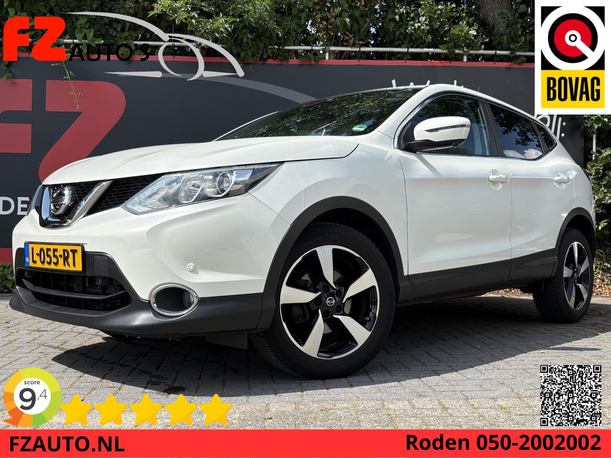 Nissan Qashqai 1.2 N-Connecta - Automaat - Navigatie - Rondo, Stof, Gebruikt, 4 cilinders, 116 pk