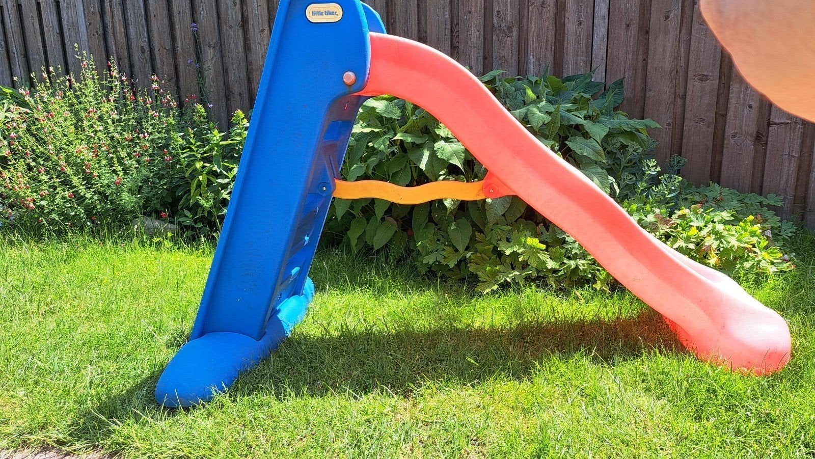 Little Tikes Glijbaan - Blauw/Roze, Kinderen en Baby's, Speelgoed | Buiten | Speeltoestellen, Ophalen, Gebruikt, Glijbaan