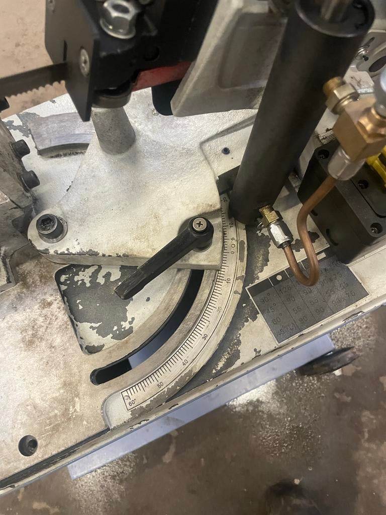 Lintzaag met nieuw lint, Doe-het-zelf en Verbouw, Gereedschap | Zaagmachines, Ophalen, Gebruikt, 70 mm of meer, 600 tot 1200 watt