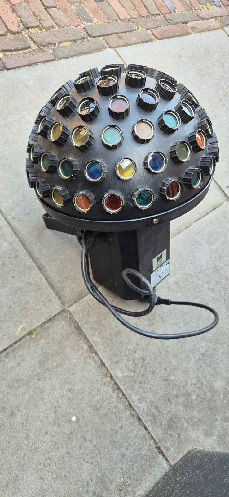 Roterende Discolamp - Feestverlichting, Ophalen of Verzenden, Gebruikt, Licht, Kleur