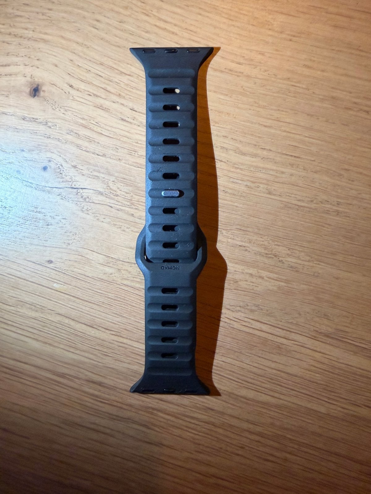 Apple Watch Nomad Sport Band 45 mm - Zwart, Ophalen of Verzenden, Waterdicht, Zo goed als nieuw, Zwart