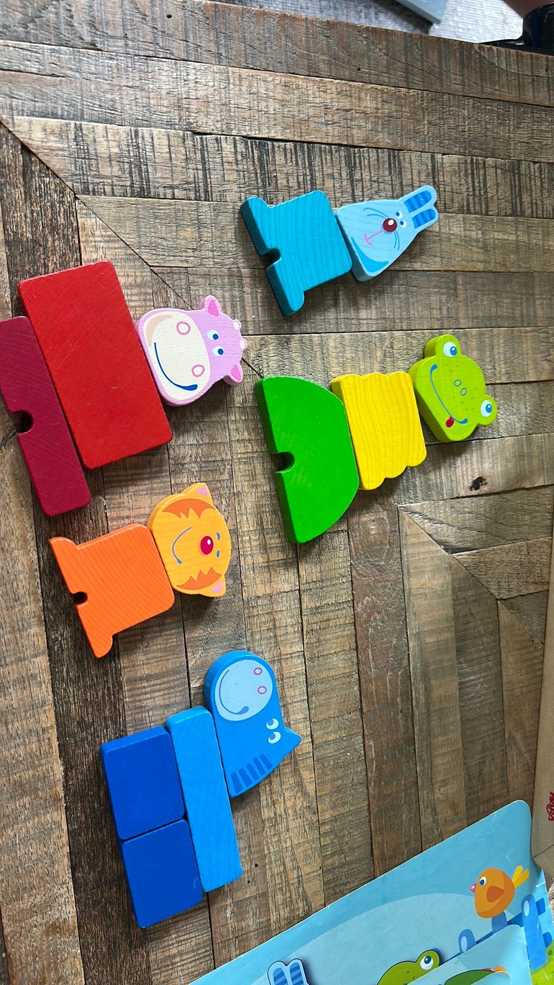 Haba houten magneten bord Puzzle, Kinderen en Baby's, Speelgoed | Houten speelgoed, Ophalen of Verzenden, Gebruikt