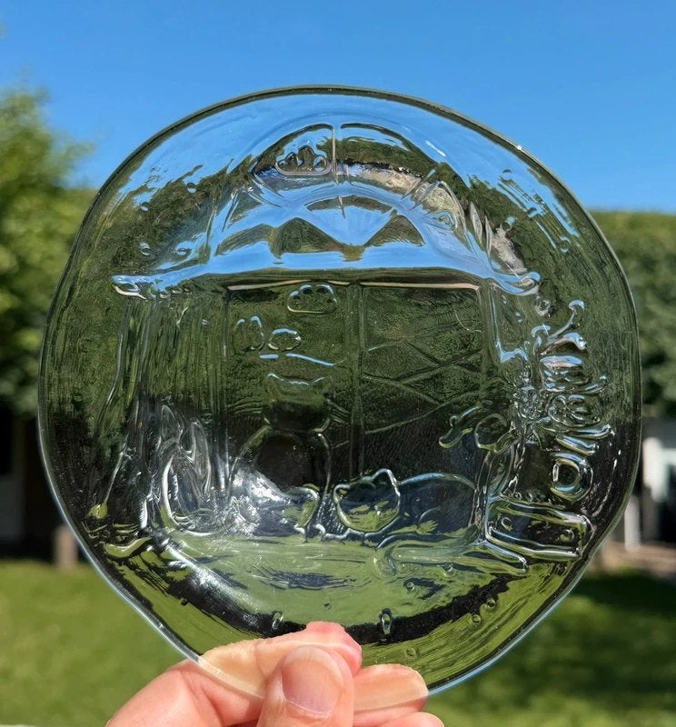 Glazen kommetje katten in venster, Glas of Glazen, Ophalen of Verzenden, Overige stijlen, Glas