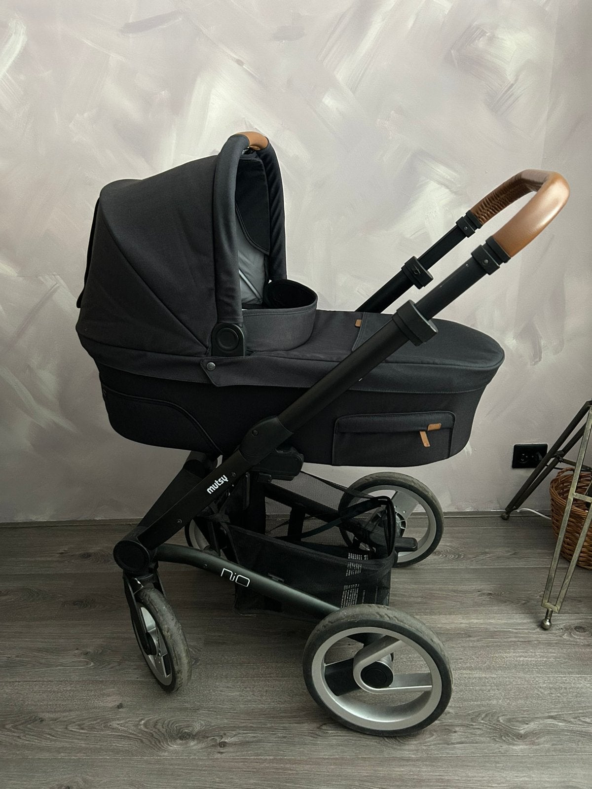 Mutsy Nio kinderwagen + reiswieg, Ophalen, Gebruikt, Combiwagen, Mutsy