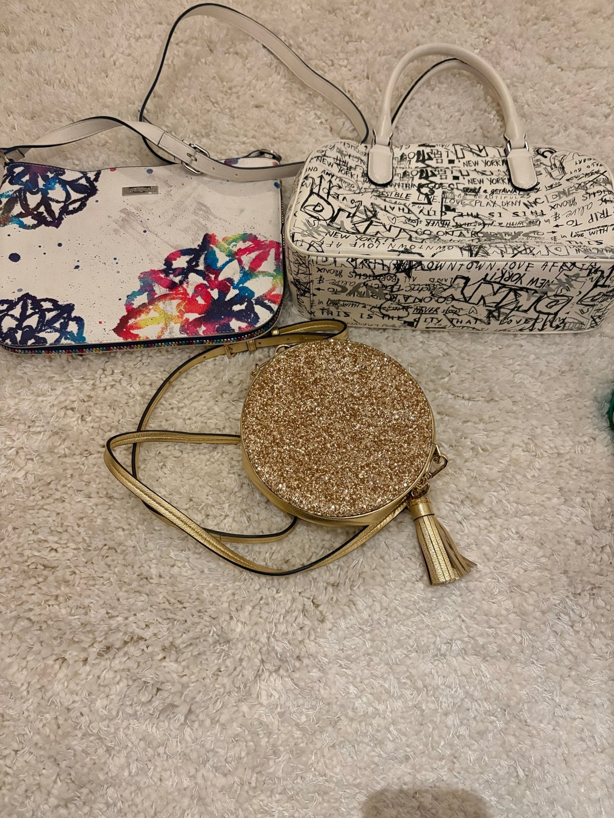 Set van 3 tassen: Michael Kors, Desigual, DKNY, Ophalen, Gebruikt, Avondtasje