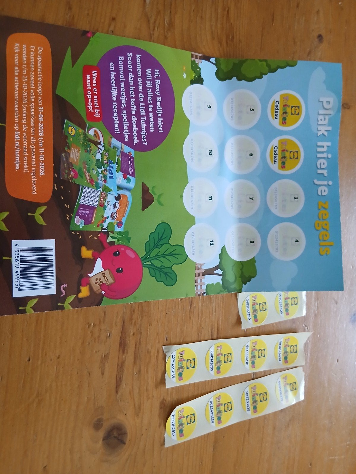 lidl zegels, Ophalen of Verzenden, Winkel, Super of Benzinepomp, Zegels, Bonnen of Punten