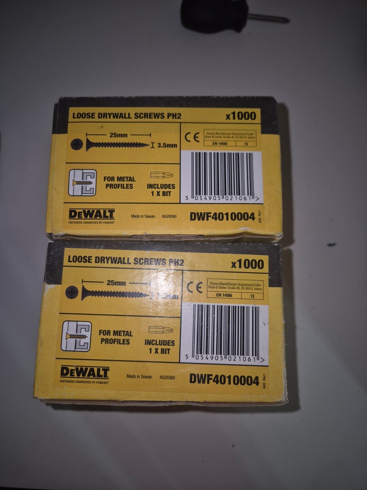 Gipsplaatschroeven in diverse maten, Ophalen, Nieuw, Minder dan 50 mm, Schroeven