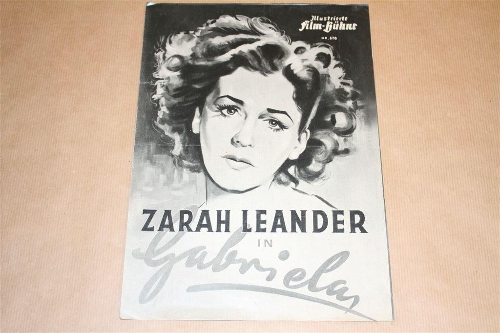 Illustrierte Film-Bühne - Zarah Leander in Gabriela 1950, Ophalen of Verzenden, Zo goed als nieuw