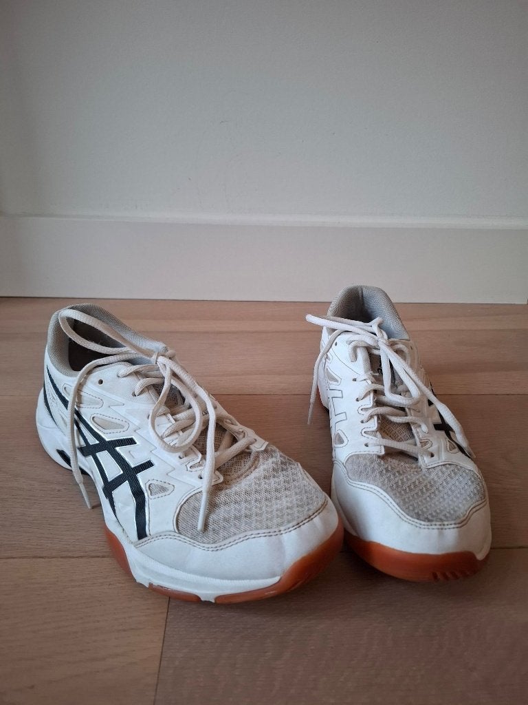 Asics Gel-Rocket heren indoorschoenen maat 41,5, Ophalen, Gedragen, Asics, Wit