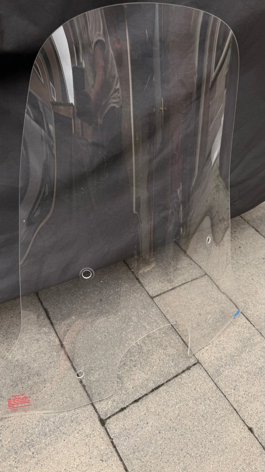 Vespa helder hoog windscherm met montagemateriaal, Ophalen of Verzenden, Gebruikt, Overige modellen
