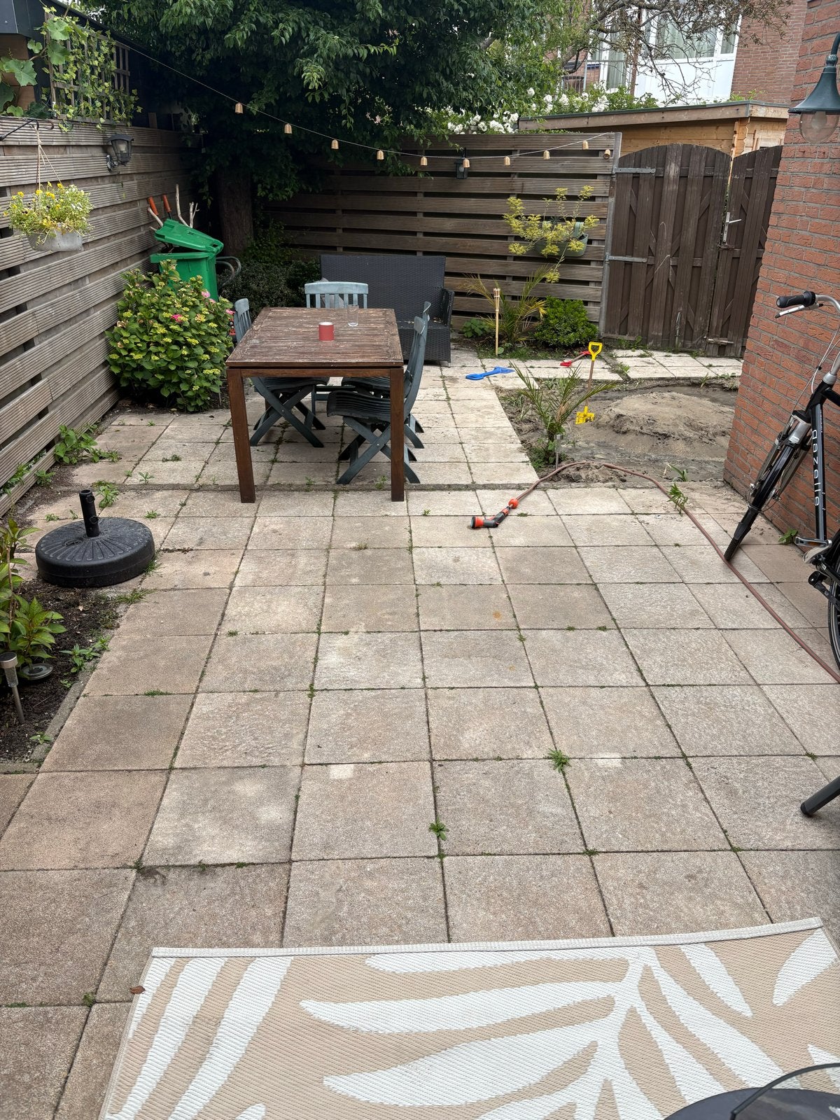 Betonnen terrastegels - gratis, Tuin en Terras, Ophalen, Gebruikt, 10 m² of meer, Beton